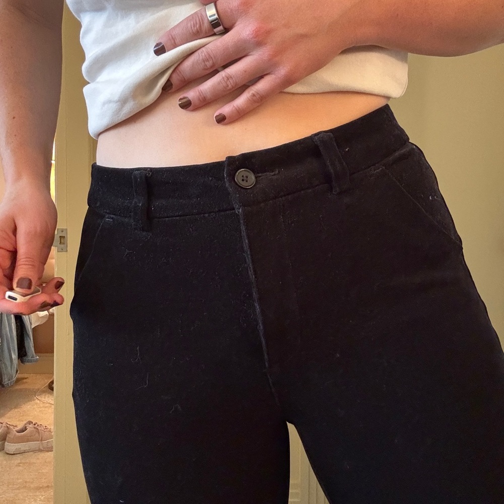Duluth Trading Co Black Corduroy Pants